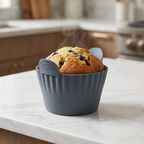 Silicone Cups 3-Piece Slate Gray - luxury