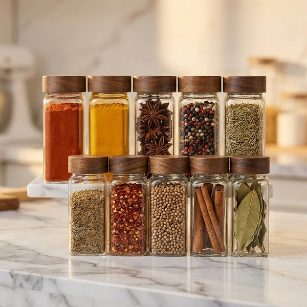 Spice Jars 10-Piece luxury